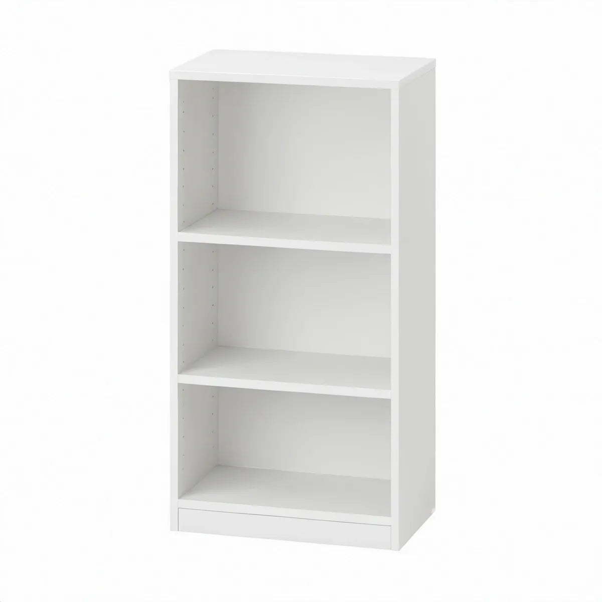 Bücherregal Weiss, 40 x 28 x 106 cm, mit 3 offenen Fächern